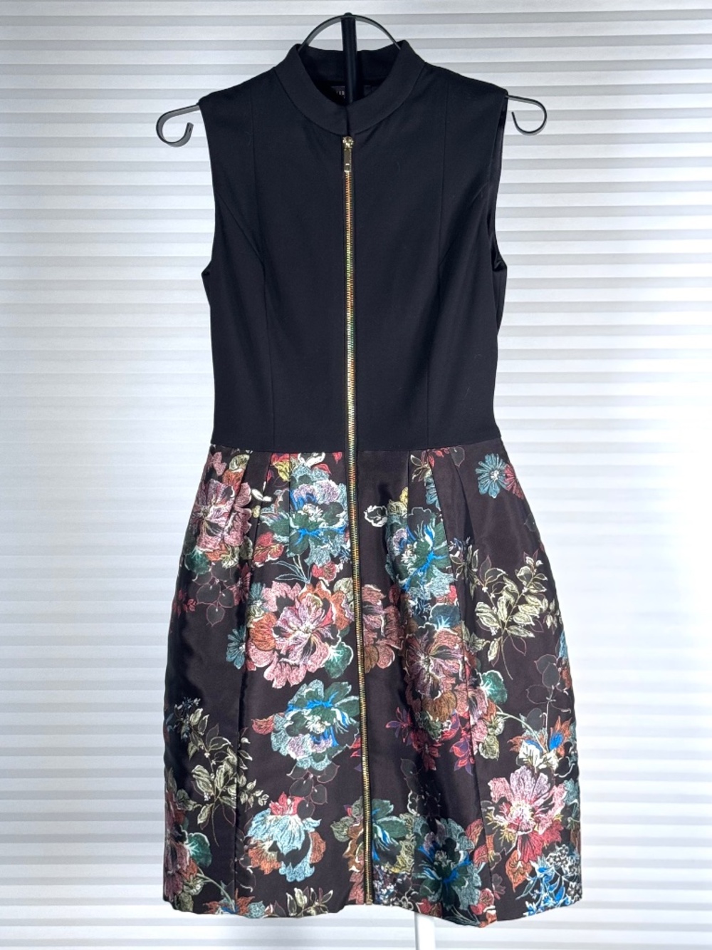 Ted Baker Floral Skirt Fit Flare Dress Size 1